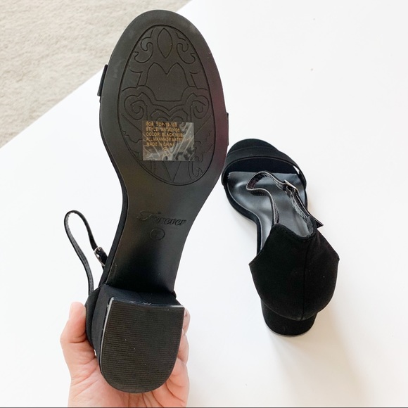 Forever Black NUB Heels Nataly-06 - Picture 6 of 9